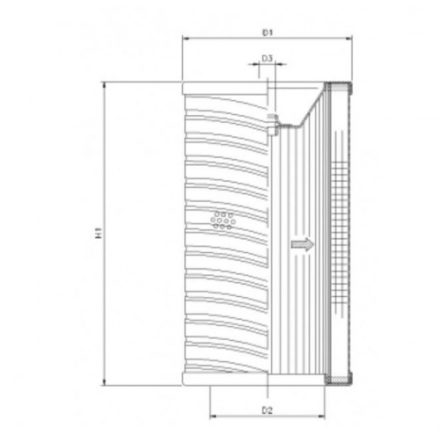 Filtrec R723G25 hidraulikaszűrő